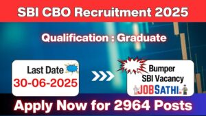 SBI CBO Recruitment 2025