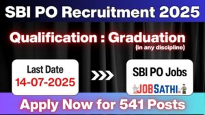 SBI PO Recruitment 2025