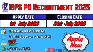 IBPS PO Recruitment 2025