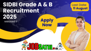 SIDBI officer Recruitment 2025